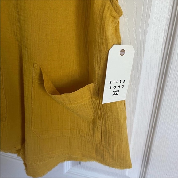 ★ Billabong Golden Cotton Short Overall - Picture 6 of 16